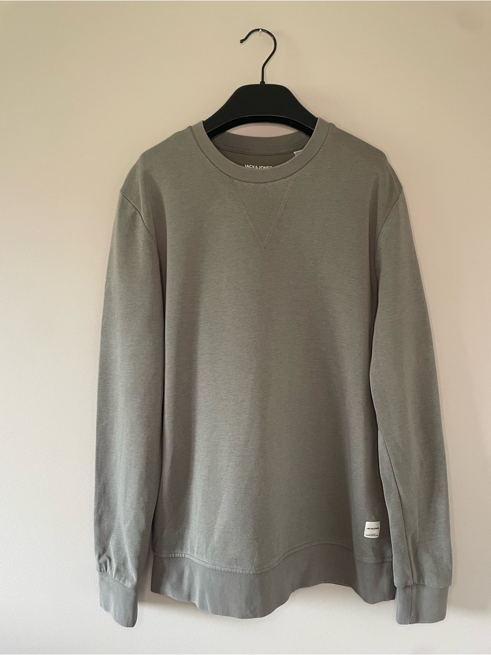 Jack & Jones Crewneck Sweatshirt in Sage Green